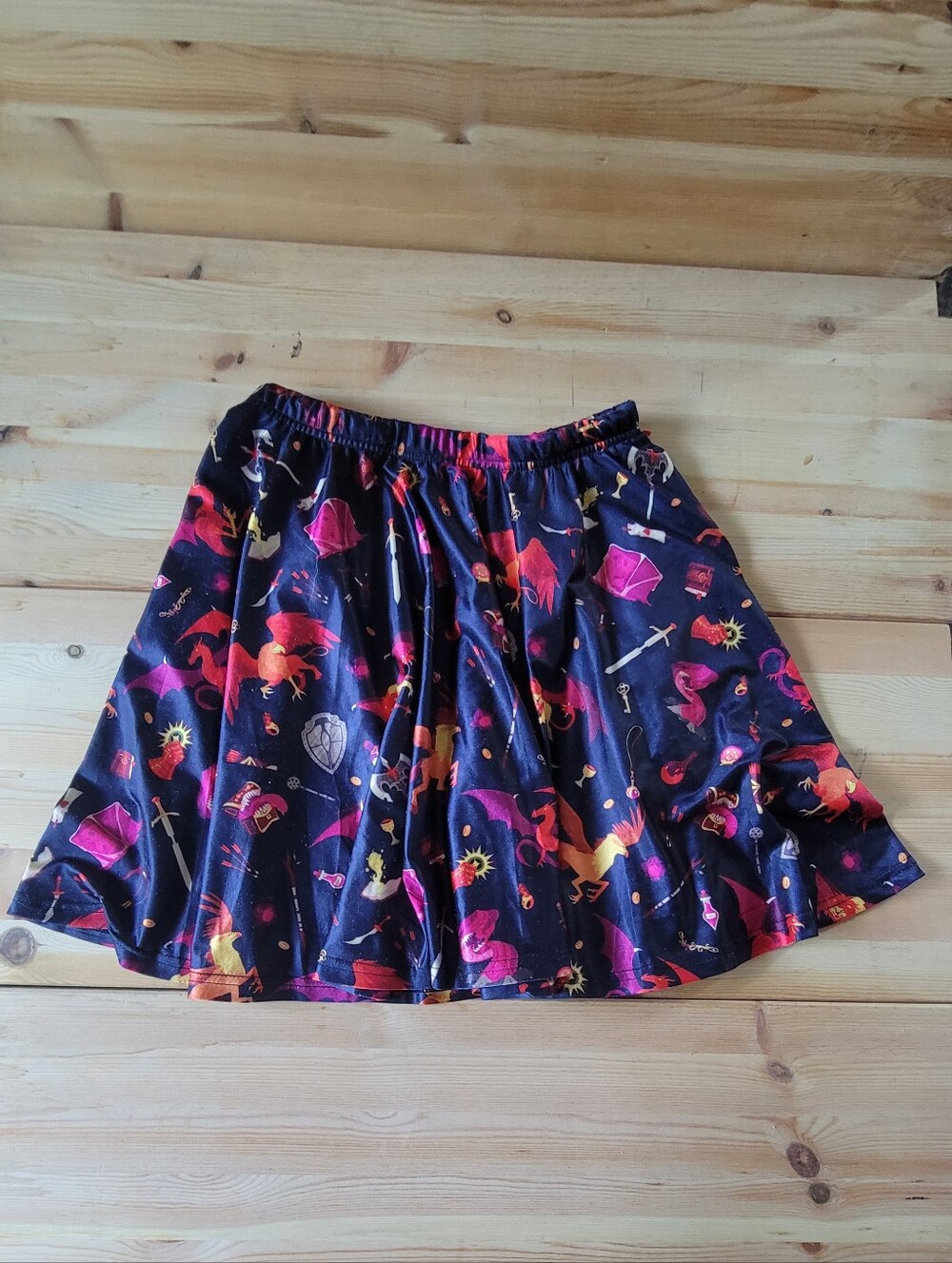 Dungeons And Dragons A-Line Skirt
